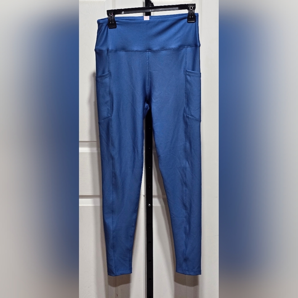 Peloton Cadent Blue Workout Leggings With Pockets